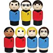 The Big Bang Theory/TOS Pin Mate Set of 7 - Con. Excl. 