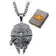 Star Wars Millennium Falcon Stainless Steel Pendant Necklace