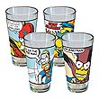 Simpsons Superhero Pint Glass 4-Pack 