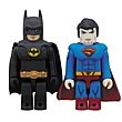 DC Heroes Batman and Superman Kubrick 2-Pack                