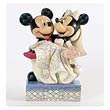 Disney Traditions Mickey and Minnie Wedding Statue 