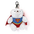 DC Comics Superman Snuffles Clip-On Backpack Bear Plush 