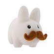 Labbit White Stache 7-Inch Plush 