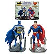 Batman and Superman Resin Bookends Statues                  