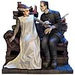 Bride of Frankenstein 2 Bride and Monster Model Kit         