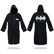 Batman Black and Silver Hooded Cotton Bath Robe             