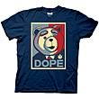 Ted Obama Painting Dope Blue T-Shirt                        