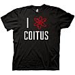 Big Bang Theory I Science Coitus Black T-Shirt              