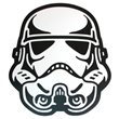 Star Wars Stormtrooper Face Die-Cut Wood Wall Art 