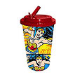 Wonder Woman Comic 16 oz. Flip-Straw Travel Cup 