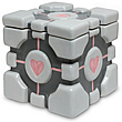 Portal Weighted Companion Cube Cookie Jar                   