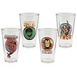 Marvel Comics Glasses 4-Pack                                