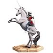 Chronicles of Narnia: Peter on Unicorn Statue