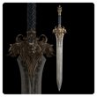 Warcraft King Llanes Sword 1:1 Scale Prop Replica 